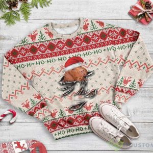 Vizsla Scratch Ugly Christmas Sweater 3 Vizsla Scratch Ugly Christmas Sweater - Ugly Christmas Vizsla Scratch EZ12 1510 All Over Print Sweatshirt_2