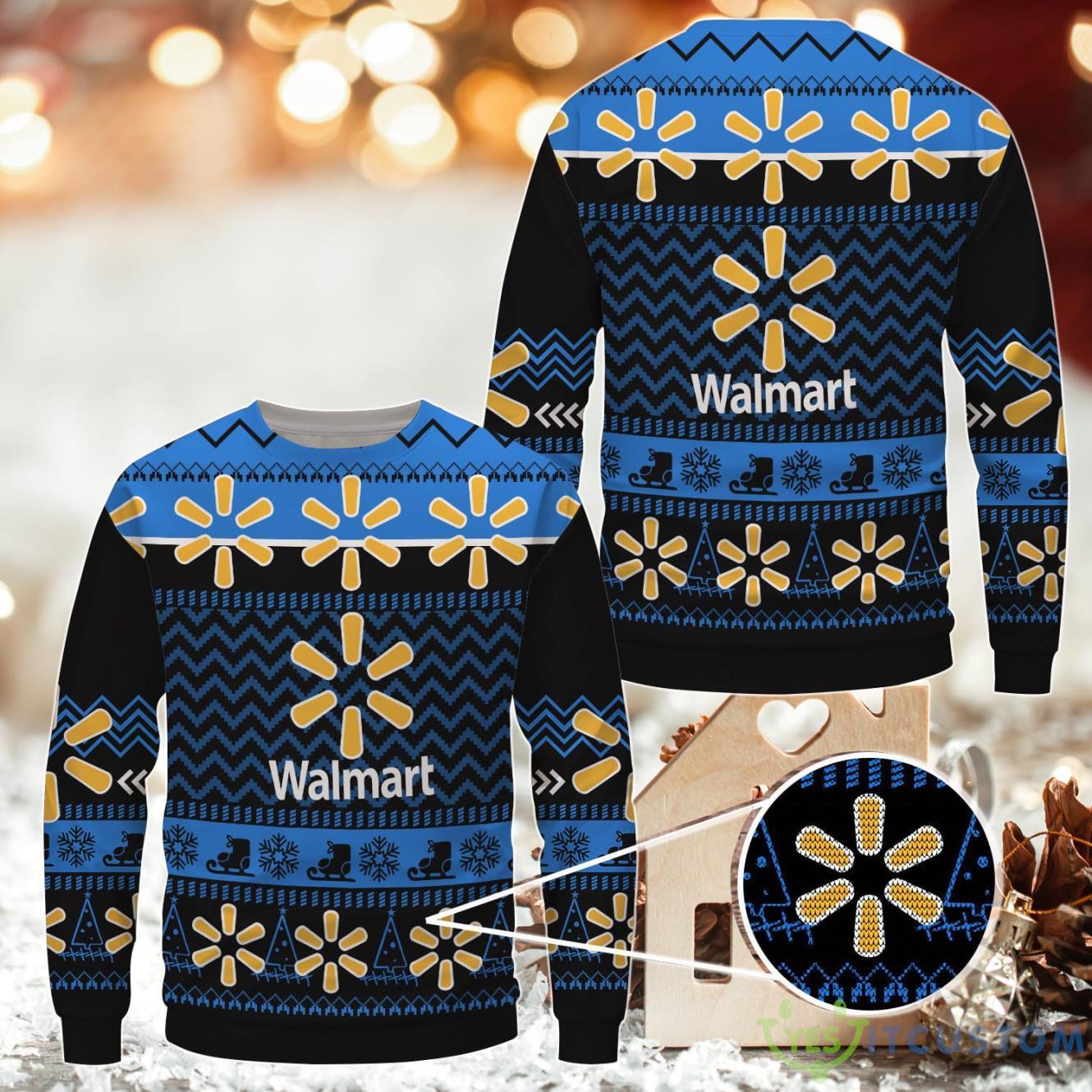 Walmart Ugly Christmas Sweater Uniform 3 Walmart Ugly Christmas Sweater Uniform Product Photo 1