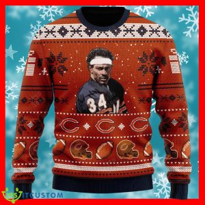 Walter Jerry Payton chicago bears NFL Ugly 3D Sweater For Christmas 3 Walter Jerry Payton chicago bears NFL Ugly 3D Sweater For Christmas - Walter Jerry Payton chicago bears NFL Knitted Sweater Photo 2