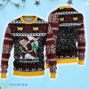 Washington Commanders Dabbing Santa Christmas Sweater Product Photo 1