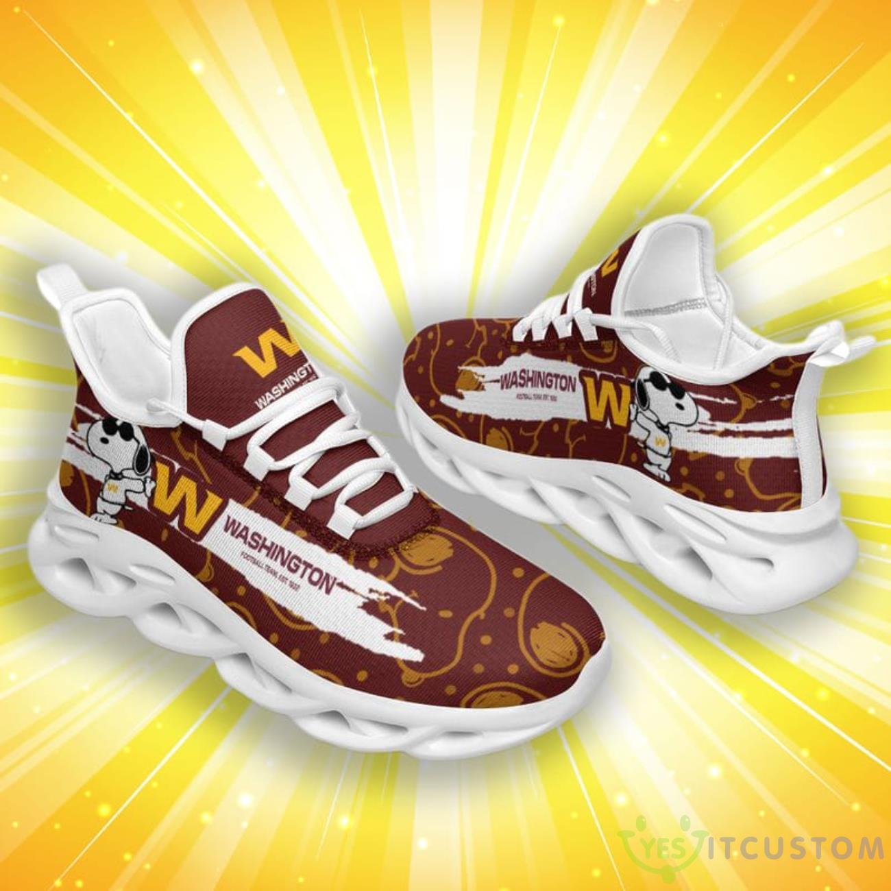 Washington Football Team Snoopy Exclusive Max Soul Shoes 3 Washington Football Team Snoopy Exclusive Max Soul Shoes Product Photo 1