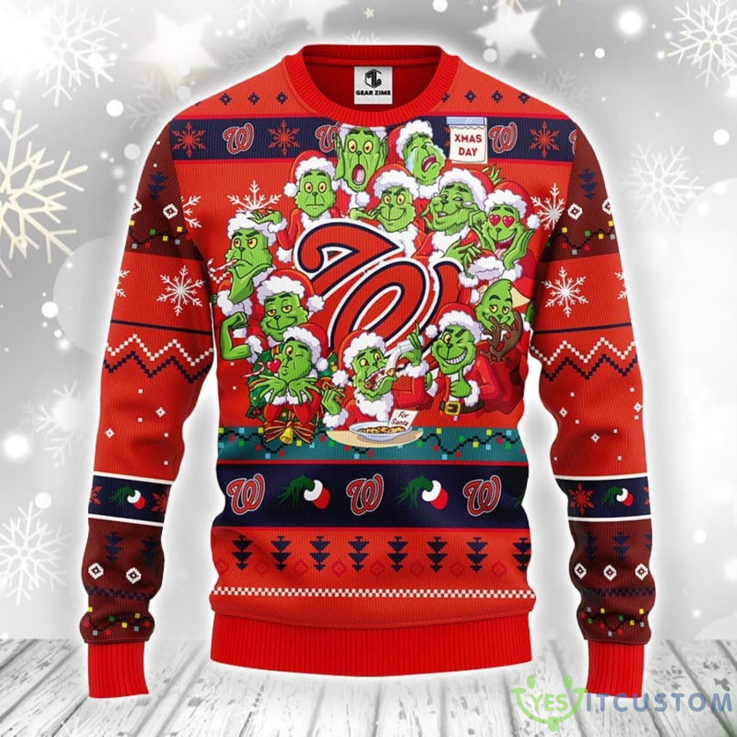 Washington Nationals 12 Grinch Xmas Day Christmas Ugly Sweater Best Christmas Gift For Sport Fans 3 Washington Nationals 12 Grinch Xmas Day Christmas Ugly Sweater Best Christmas Gift For Sport Fans Product Photo 1