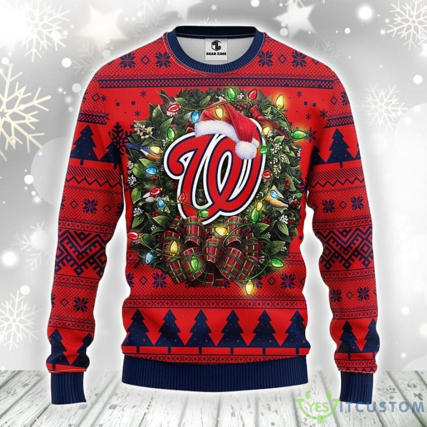 Washington Nationals Xmas Ugly Christmas Sweater Best Christmas Gift Ideas 3 Washington Nationals Xmas Ugly Christmas Sweater Best Christmas Gift Ideas Product Photo 1