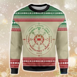 Wheel Of The Year Christmas Wicca Ugly Christmas Sweater - Wheel Of The Year Christmas Wicca EZ19 1410 All Over Print Sweatshirt_1