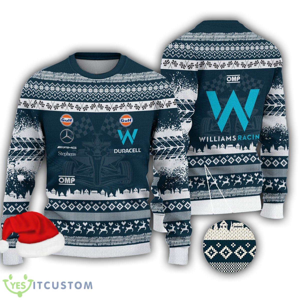 Williams Racing Formula 1 Team Kintted Christmas 3D Sweater For Men And Women 3 Williams Racing Formula 1 Team Kintted Christmas 3D Sweater For Men And Women - Williams Racing Formula 1 Team Kintted Christmas 3D Sweater For Men And Women