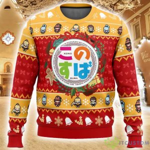 Wonderful Christmas Konosuba Ugly Christmas Sweater Christmas Gift For Family Product Photo 2