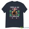 Yippee Ki-Yay It's Christmas Movie Quotes T-shirt, John McClane Ugly Xmas Sweater For Fan - G500 Men’s Classic T-Shirt