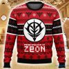 Zeon The Gundam Ugly Christmas Sweater Christmas Gift For Family Product Photo 1