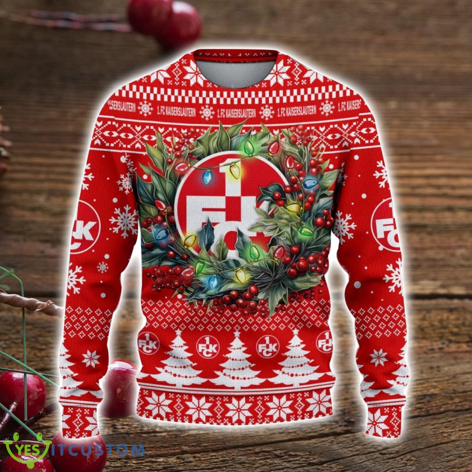 1. FC Kaiserslautern 3D Ugly Christmas Sweater Christmas Gift For Fans Men Women Christmas Sweater 8 1. FC Kaiserslautern 3D Ugly Christmas Sweater Christmas Gift For Fans Men Women Christmas Sweater Product Photo 2