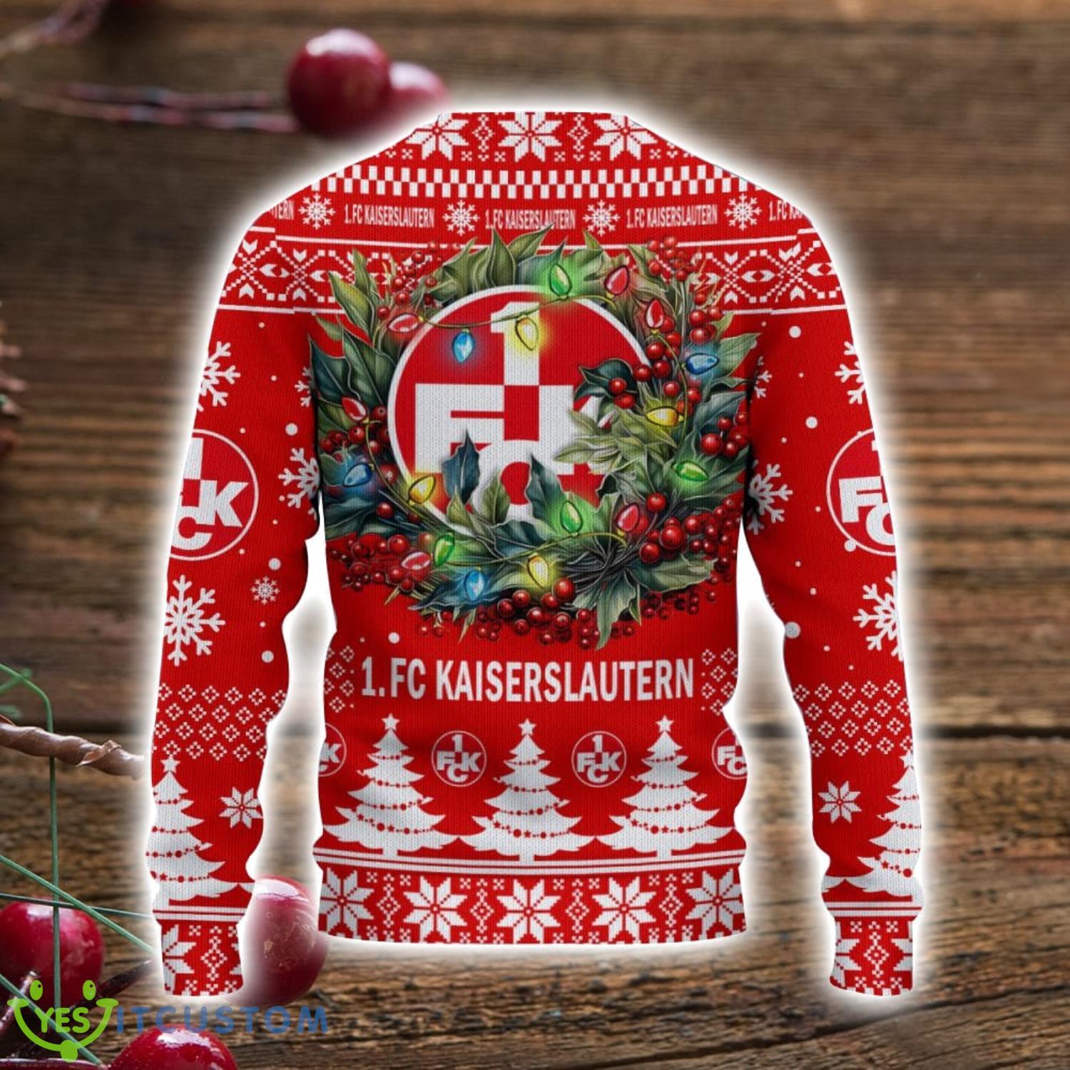 1. FC Kaiserslautern 3D Ugly Christmas Sweater Christmas Gift For Fans Men Women Christmas Sweater 3 1. FC Kaiserslautern 3D Ugly Christmas Sweater Christmas Gift For Fans Men Women Christmas Sweater Product Photo 3