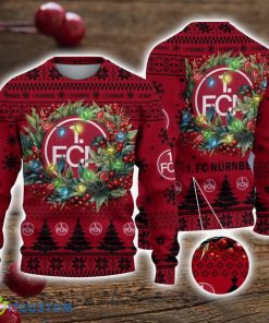 1. FC Nurnberg 3D Ugly Christmas Sweater Christmas Gift For Fans Men Women Christmas Sweater Product Photo 1