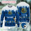 1 FC Saarbrucken Custom Name Logo 3D Ugly Sweater New Gift For Fans - 1 FC Saarbrucken Custom Name Logo 3D Ugly Sweater New Gift For Fans