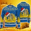 1 FC Saarbrucken Ugly Christmas Sweater Logo Santa Hat 3D Ugly Christmas Sweater Gift For Fans - 1 FC Saarbrucken Ugly Christmas Sweater Logo Santa Hat 3D Ugly Christmas Sweater Gift For Fans