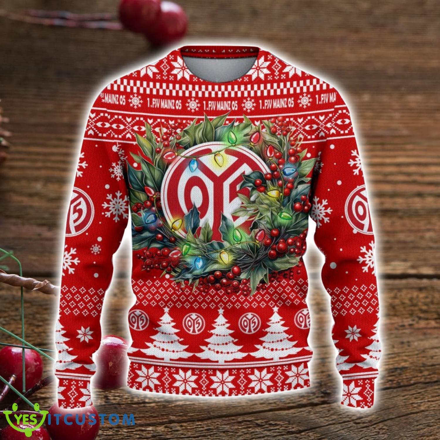1. FSV Mainz 05 3D Ugly Christmas Sweater Christmas Gift For Fans Men Women Christmas Sweater 8 1. FSV Mainz 05 3D Ugly Christmas Sweater Christmas Gift For Fans Men Women Christmas Sweater Product Photo 2