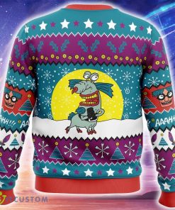 Aaahh!!! Real Monsters Nickelodeon Knitted Christmas Sweater AOP Gift For Men And Women 3 Aaahh!!! Real Monsters Nickelodeon Knitted Christmas Sweater AOP Gift For Men And Women - Aaahh!!! Real Monsters Nickelodeon Ugly Christmas Sweater_2
