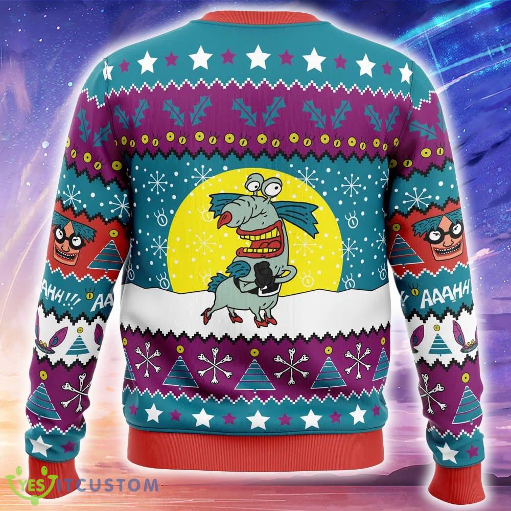 Aaahh!!! Real Monsters Nickelodeon Knitted Christmas Sweater AOP Gift For Men And Women 6 Aaahh!!! Real Monsters Nickelodeon Knitted Christmas Sweater AOP Gift For Men And Women - Aaahh!!! Real Monsters Nickelodeon Ugly Christmas Sweater_2