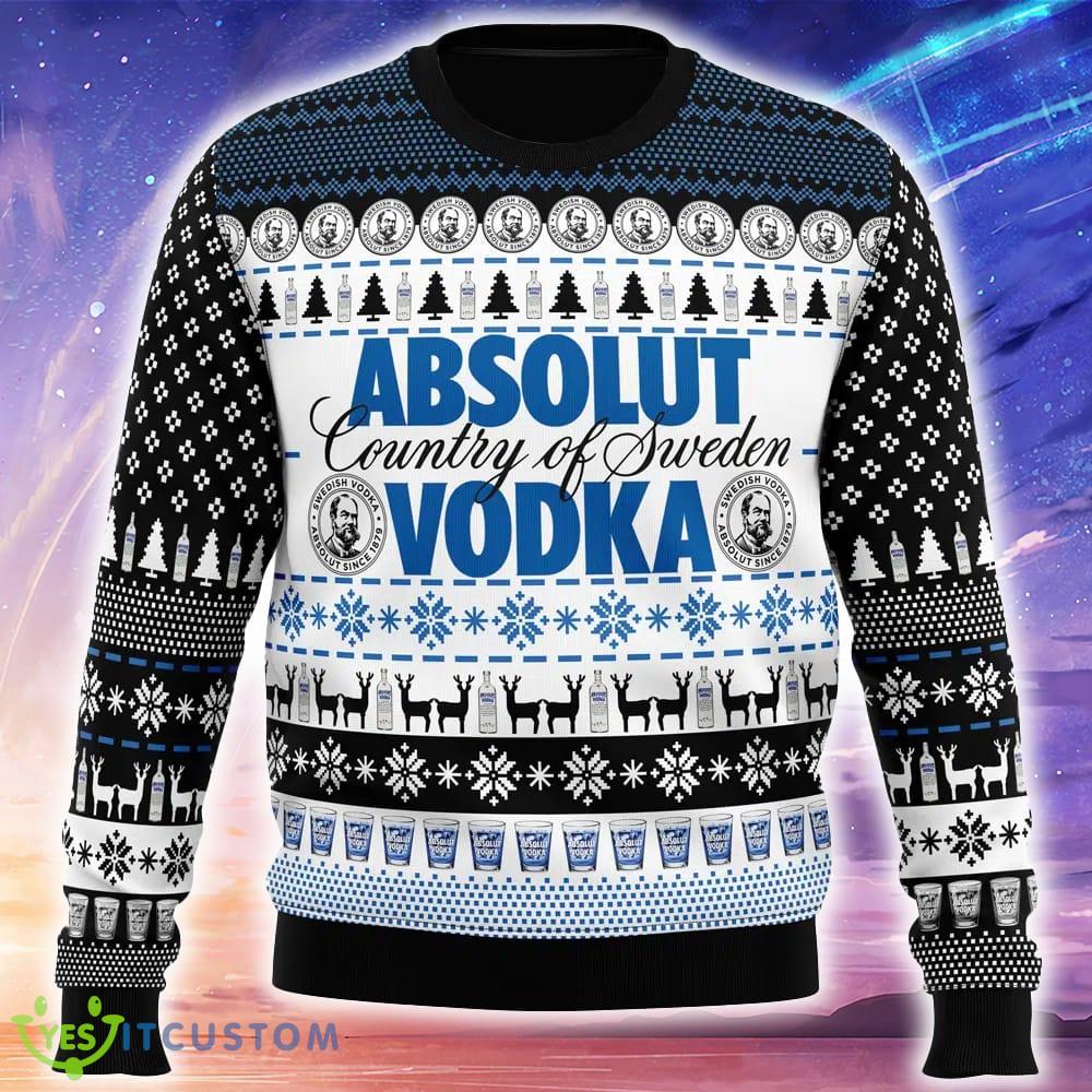 Absolut Vodka Ugly Xmas Sweater Gift Holidays 5 Absolut Vodka Ugly Xmas Sweater Gift Holidays - Absolut Vodka Ugly Christmas Sweater_1