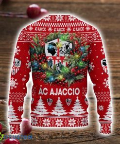 AC Ajaccio 3D Ugly Christmas Sweater Christmas Gift For Fans Men Women Christmas Sweater Product Photo 3