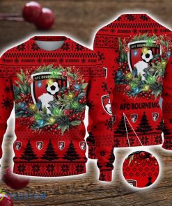 A.F.C. Bournemouth 3D Ugly Christmas Sweater Christmas Gift For Fans Men Women Christmas Sweater Product Photo 1