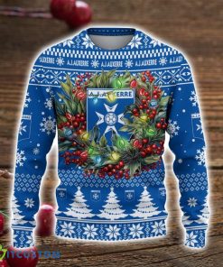 AJ Auxerre 3D Ugly Christmas Sweater Christmas Gift For Fans Men Women Christmas Sweater Product Photo 2