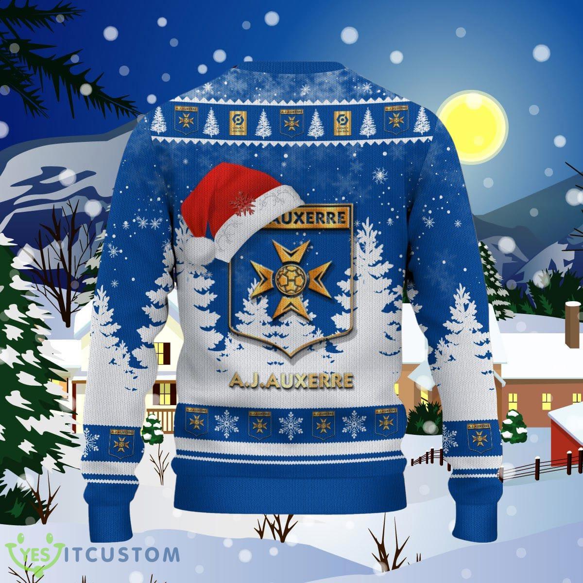 AJ Auxerre Ugly Christmas Sweater Best Gift For Men And Women 3 AJ Auxerre Ugly Christmas Sweater Best Gift For Men And Women Product Photo 3