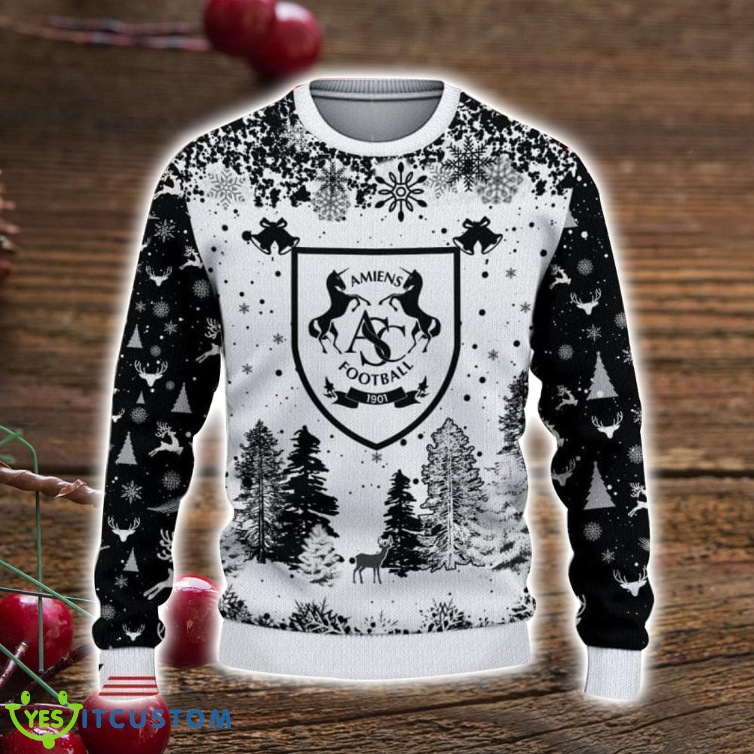 Amiens SC 3D Sweater Pine Trees Pattern Ugly Christmas Sweater For Big Fans 8 Amiens SC 3D Sweater Pine Trees Pattern Ugly Christmas Sweater For Big Fans Product Photo 2