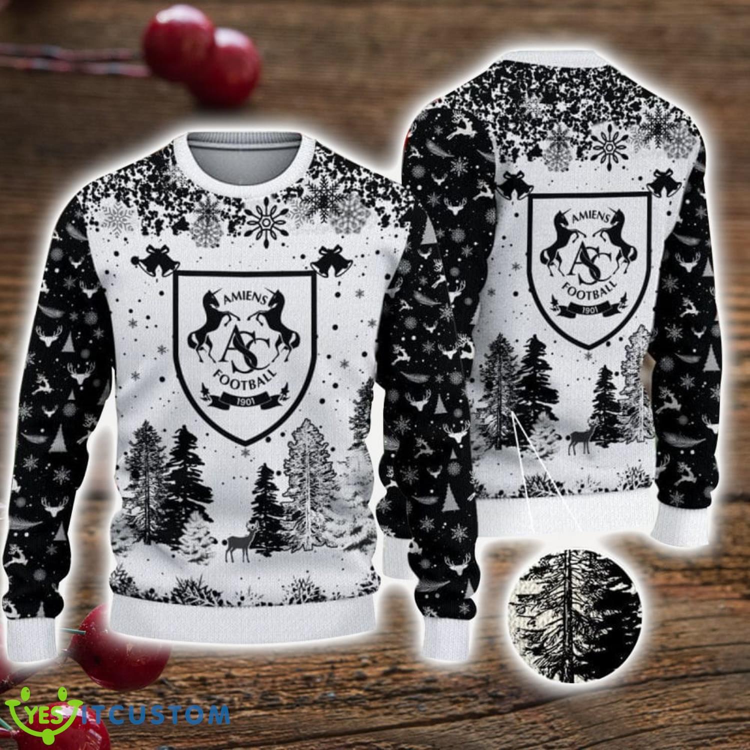 Amiens SC 3D Sweater Pine Trees Pattern Ugly Christmas Sweater For Big Fans 7 Amiens SC 3D Sweater Pine Trees Pattern Ugly Christmas Sweater For Big Fans Product Photo 1