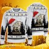 Amiens SC Ugly Christmas Sweater Logo Santa Hat 3D Ugly Christmas Sweater Gift For Fans - Amiens SC Ugly Christmas Sweater Logo Santa Hat 3D Ugly Christmas Sweater Gift For Fans