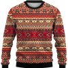Art Geometry Print Simple Crew Neck Ugly Sweater Product Photo 1
