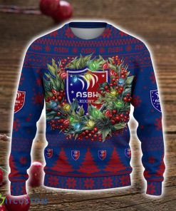 AS Beziers Herault 3D Ugly Christmas Sweater Christmas Gift For Fans Men Women Christmas Sweater Product Photo 2