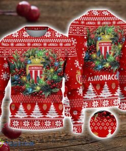 AS Monaco 3D Ugly Christmas Sweater Christmas Gift For Fans Men Women Christmas Sweater Product Photo 1