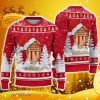 AS Monaco Ugly Christmas Sweater Logo Santa Hat 3D Ugly Christmas Sweater Gift For Fans - AS Monaco Ugly Christmas Sweater Logo Santa Hat 3D Ugly Christmas Sweater Gift For Fans