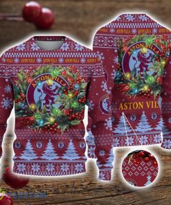 Aston Villa F.C 3D Ugly Christmas Sweater Christmas Gift For Fans Men Women Christmas Sweater Product Photo 1
