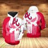 Atlanta Braves MLB Baseball Team Skull 3D Printed Gift For Big Fans 3D Hoodie All Over Print Product Photo 1