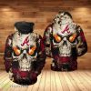 Atlanta Braves MLB Team Skull 3D Hoodie All Over Print Gif For Men Women Product Photo 1