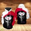 Atlanta Braves Skull Punisher Printed 3D Hoodie All Over Print MLB Fan Gifts Product Photo 1