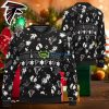 Atlanta Falcons Design Santa Reindeer Rides Ugly Christmas Sweater For Holidays - Atlanta Falcons Design Santa Reindeer Rides Ugly Christmas Sweater For Holidays