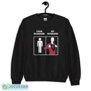 Atlanta Falcons Your Husband My Husband T Shirt, Christmas Sweatshirt - 18000 Unisex Heavy Blend Crewneck Sweatshirt
