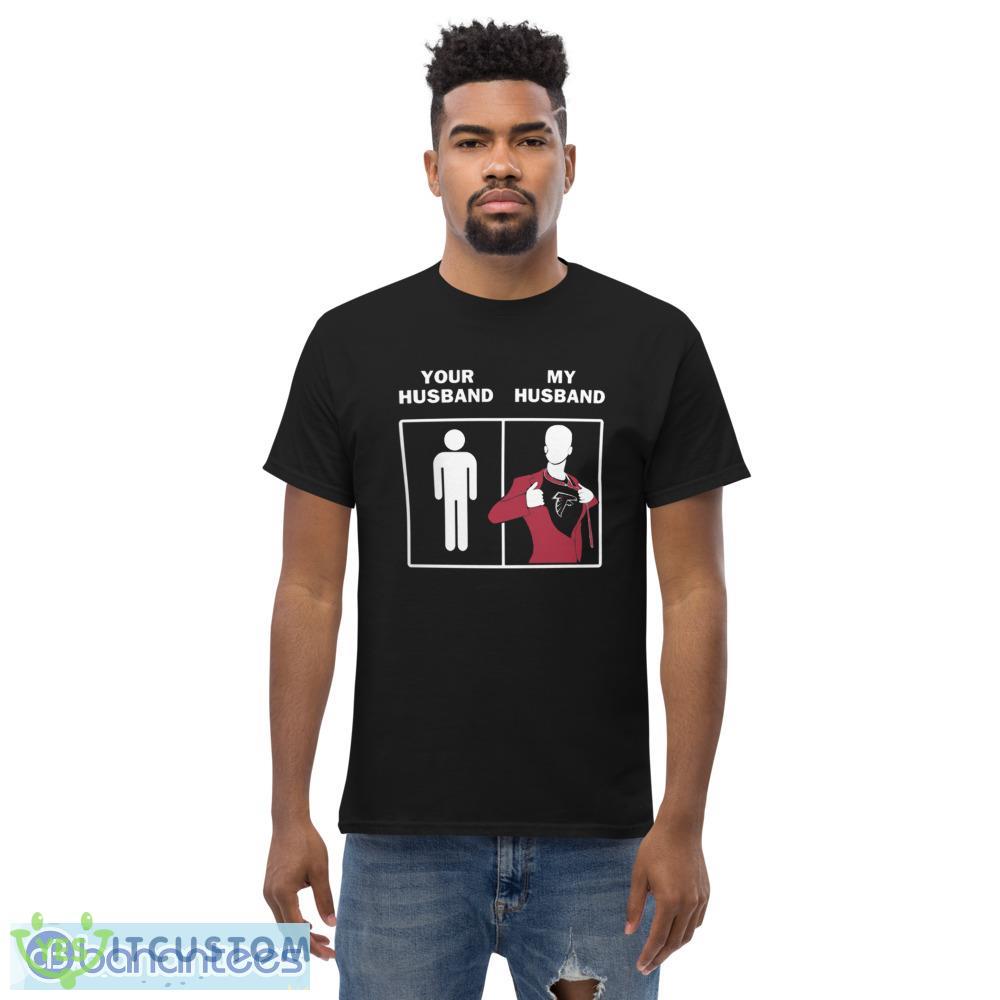 Atlanta Falcons Your Husband My Husband T Shirt, Christmas Sweatshirt 6 Atlanta Falcons Your Husband My Husband T Shirt, Christmas Sweatshirt - Men’s Classic Tee Gildan 5000