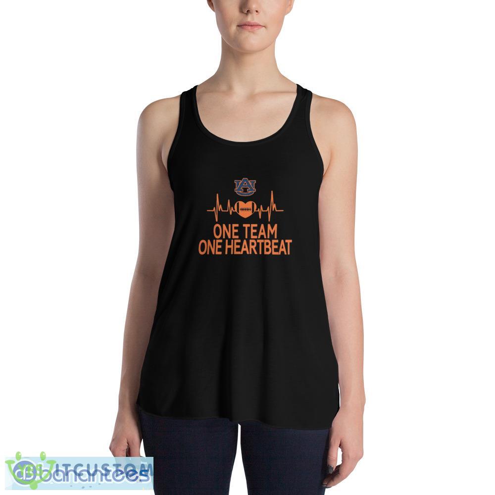 Auburn Tigers One Team One Heartbeat T Shirt, Christmas Sweatshirt 4 Auburn Tigers One Team One Heartbeat T Shirt, Christmas Sweatshirt - 8800 Women's Flowy Racerback Tank