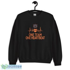 Auburn Tigers One Team One Heartbeat T Shirt, Christmas Sweatshirt - 18000 Unisex Heavy Blend Crewneck Sweatshirt