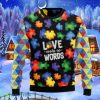 Autism Love Ugly Christmas Sweaters Best Gift For Men And Women Product Photo 1
