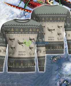 Avro Anson Aircraft Knitted Christmas Sweater Gift For Men Women - Avro Anson Aircraft Ugly Christmas Sweater For Men And Women Photo 1