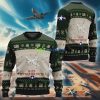 B-29 Superfortress Aircraft B29 Design Green Ugly Christmas Sweater For Air Force - B-29 Superfortress Aircraft B29 Design Green Ugly Christmas Sweater For Air Force
