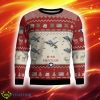 B 58 Hustler B58 Aircraft Ugly Sweater Red Hot Trending 2023 Gift For Veteran Christmas - B 58 Hustler B58 Aircraft Ugly Sweater Red Photo 2