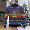 Baseball Jesus Save Ugly Christmas Sweater Impressive Gift For Men And Women Product Photo 1