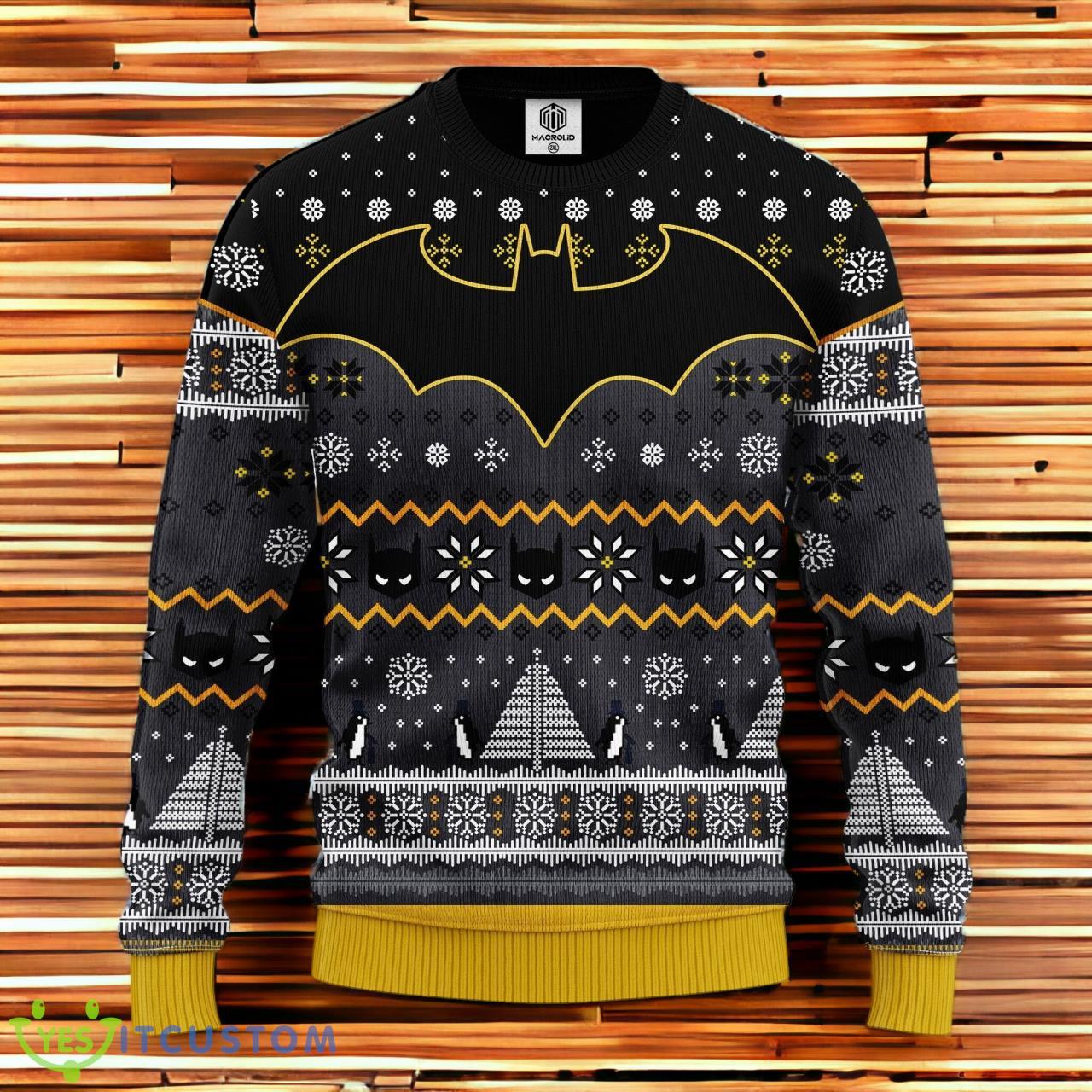 Batman Comic Ugly Knitted Christmas Sweater 3 Batman Comic Ugly Knitted Christmas Sweater Product Photo 1