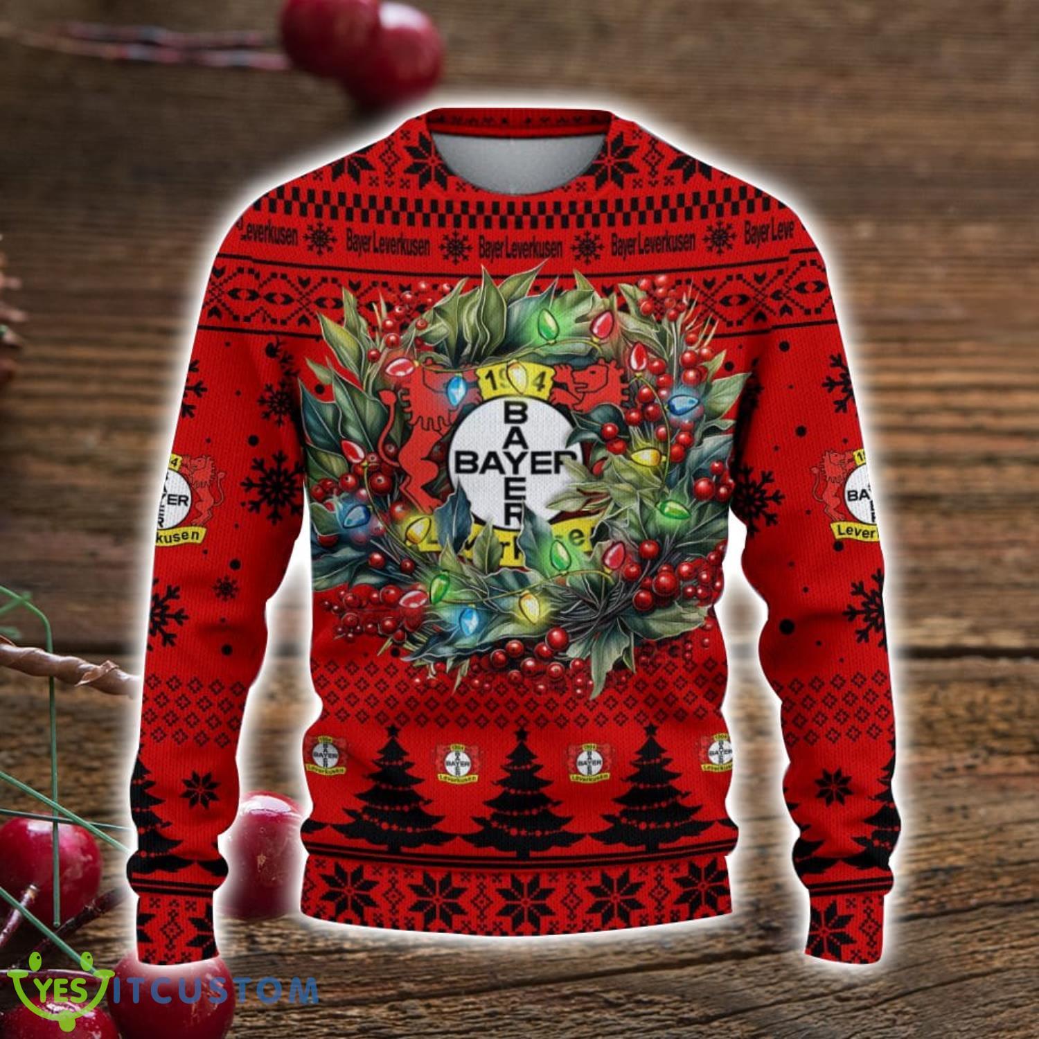 Bayer 04 Leverkusen 3D Ugly Christmas Sweater Christmas Gift For Fans Men Women Christmas Sweater 8 Bayer 04 Leverkusen 3D Ugly Christmas Sweater Christmas Gift For Fans Men Women Christmas Sweater Product Photo 2