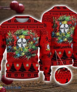 Bayer 04 Leverkusen 3D Ugly Christmas Sweater Christmas Gift For Fans Men Women Christmas Sweater Product Photo 1