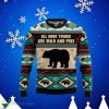 Bear Wild And Free Ugly Christmas Sweaters Special Gift For Men And Women Product Photo 1